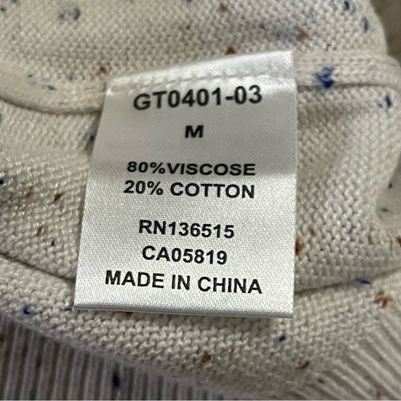 NWT STITCHES & STRIPES AARYA LONG SLEEVE CREWNECK SWEATER OFF-WHITE - M - Picture 10 of 10